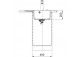 Zlewozmywak Franke Centro CNG 611-62 TL, ociekacz с левой стороны, белый polarny