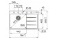 Zlewozmywak Franke Centro CNG 611-78 TL, ociekacz z правой strony, белый polarny