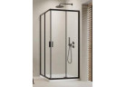 Кабина Radaway Alienta D 800x1000 mm прямоугольная с дверями двухсекционными, стекло бесцветное, profil чёрный