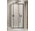 Кабина Radaway Alienta D 800x1000 mm прямоугольная с дверями двухсекционными, стекло бесцветное, profil чёрный