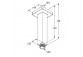 Держатель потолочные do deczownicy DN 15 Kludi A-QA 150 mm