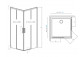 Душевая кабина 100Rx80Lcm стекло бесцветное хром Radaway Idea Kdd, 387062-01-01R+387061-01-01L