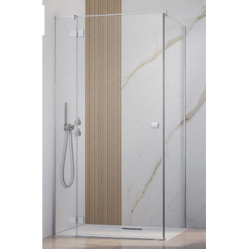 Боковая стенка S1 70 Radaway Essenza New Black KDJ 66.7-68.2-200cm, profil чёрный, стекло бесцветное