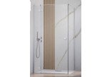 Боковая стенка S1 70 Radaway Essenza New Black KDJ 66.7-68.2-200cm, profil чёрный, стекло бесцветное