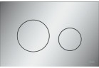 Смывная клавиша do WC TECE loop из пластика, spłukiwanie dwoma ilościami wody - матовый хром