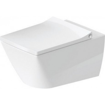 Раковина WC Duravit DuraStyle подвесная Rimless 37x54 cm, унитаз, белая с плёнкой WonderGliss