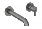 Смеситель для раковины скрытая, Deante Silia, titanium