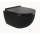 Подвесной унитаз WC Flaminia App 48,5 x 36 x 27 cm, чёрная, goclean