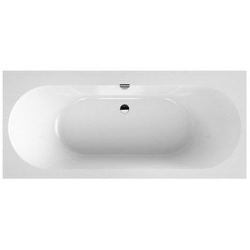 Ванна пристенная Villeroy & Boch OBERON 2.0, 180x80, Quaryl, белая