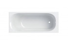 Ванна прямоугольная Geberit Soana Slim 170x70 cm, на ножках - цвет белый