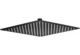 Верхний душ душевая stalowa 250x250mm, Deante Cascada - nero (чёрный мат.)