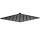 Верхний душ душевая stalowa 250x250mm, Deante Cascada, nero