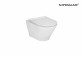 Унитаз компакт WC Roca Gap Rimless Square, 60cm, перелив двойной, белая