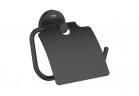 Бумагодержатель Grohe Essentials, с крышкой, matte black