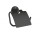Бумагодержатель Grohe Essentials, с крышкой, matte black