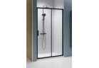 Двери для душа для ниши Radaway Premium Pro Black DWJ 140 cm, вариант правосторонний, стекло бесцветное, profil чёрный