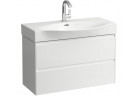 Шкафчик для раковины подвесной 88cm, Laufen Lani, белый глянец