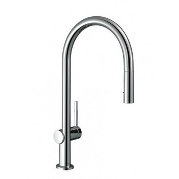 Смеситель кухонный Hansgrohe Talis M54 220 1jet, напольный, obracana излив, Сталь Szlachetna Finish