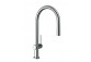 Смеситель кухонный Hansgrohe Talis M54 220 1jet, напольный, obracana излив, Сталь Szlachetna Finish