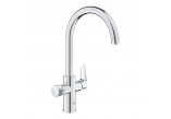 Смеситель filtrująca с выдвижным изливом, GROHE BLUE PURE MINTA - нержавеющая сталь