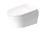 Раковина для ванной подвесной Duravit SensoWash D-Neo Compact, 58x37,5 cm, powłoka HygieneGlaze с сидением myjącą - белый глянец