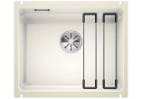  zlewozmywak granitowy для панелей Blanco Etagon 8 78x51cm, z automatycznym korkiem,белый