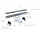 Линейный канал Radaway Slim 85 cm, przeznaczony do stosowania z płytkami o grubości od 8 do 12 mm, решётка Basic (для панелей płytkami)