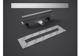 Линейный канал Radaway Slim 65 cm, przeznaczony do stosowania z płytkami o grubości od 8 do 12 mm, решётка Steel(для панелей płytkami)