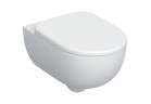 Подвесной унитаз Geberit Selnova Premium Rimfree 53x36cm с сидением для унитаза zwykłą - белая
