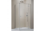 Боковая стенка S1 70 Radaway Essenza New Black KDJ 66.7-68.2-200cm, profil чёрный, стекло бесцветное
