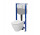 Набор Cersanit SET15: Стеллаж Aqua 50 PNEU QF + подвесной унитаз City By Oval Cleanon с крышкой с микролифтом