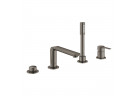 Смеситель для ванны Grohe Lineare на 4 отверстия - brushed hard graphite