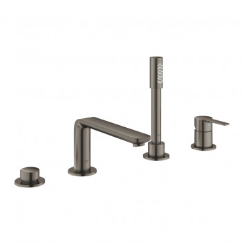 Смеситель скрытый do trzech wyjść wody Grohe Lineare, однорычажный, brushed hard graphite