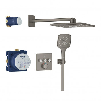 Скрытый душевой гарнитур Grohe Grohtherm Smartcontrol, термостатический, 2 выходы wody, хром