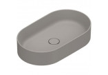 Накладная раковина Catalano Zero 60x35 cm, без перелива, без отверстия na baterie - tortora satin