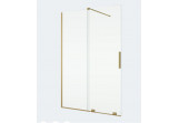 Стенка walk-in Sanswiss Ronal Amalia D35S2, 120x200 cm, универсальная, свободностоящая двухсекционная с элементом раздвижным - стекло прозрачное, profil золотой szczotkowany