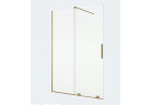 Стенка walk-in Sanswiss Ronal Amalia D35S2, 120x200 cm, универсальная, свободностоящая двухсекционная с элементом раздвижным - стекло прозрачное, profil золотой szczotkowany