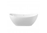 Раковина подвесная WC Balneo Luna Tornado 36,5x48,5 cm, белая bez kołnierza с крышкой с микролифтом z duroplastu