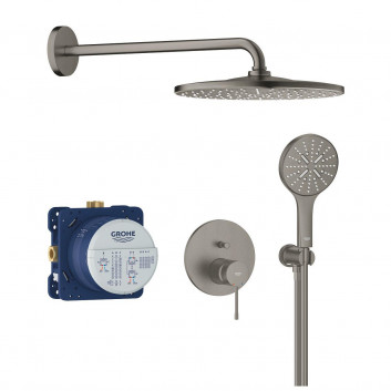 Душевой гарнитур скрытый с верхним душем Rainshower mono 310 , Grohe Essence, нержавеющая сталь