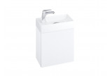 Шкафчик под раковину mini Ravak SD Classic II 40x22x50 cm, подвесной, вариант левосторонний - белый глянец