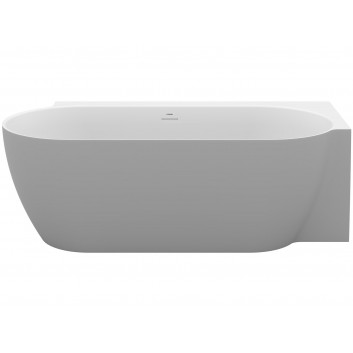 Ванна свободностоящая Ravak Freedom Corner II Tec 175x86 cm, wariant левый - Smoke Grey-белая, крышка odpływu белая