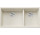 Zlewozmywak Blanco Subline 480/320-U Siligranit InFino 85,5x46 cm, 2 komory, левый, без автоматической заглушки - delikatny белый