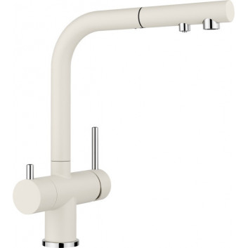 Смеситель кухонный Blanco Fontas-S II, выдвижной излив, dwuobwodowa - satin gold