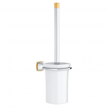 Держатель Grohe Grandera z ceramicznym dozownikiem na mydło - хром / золотой