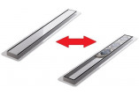 Линейный канал, pełny набор, Wiper New Premium, 600mm, рисунок Ponente, панель / оформление szlif