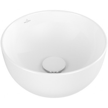 Раковина Villeroy&Boch Artis накладная на столешницу, śr. 43 cm, Weiss Alpin