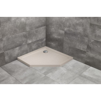 Поддон прямоугольный Radaway Doros F, 140x80cm, акриловый, stone white