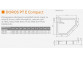 Поддон пятиугольный левый с корпусом Radaway Doros PT E Compact 100x80cm белый