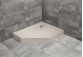 Поддон пятиугольный левый с корпусом Radaway Doros PT E Compact 100x80cm - stone kaszmirowy