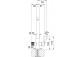 Смеситель кухонный Franke Lina XL , высота 350mm, obrotowa излив, kamienny серый